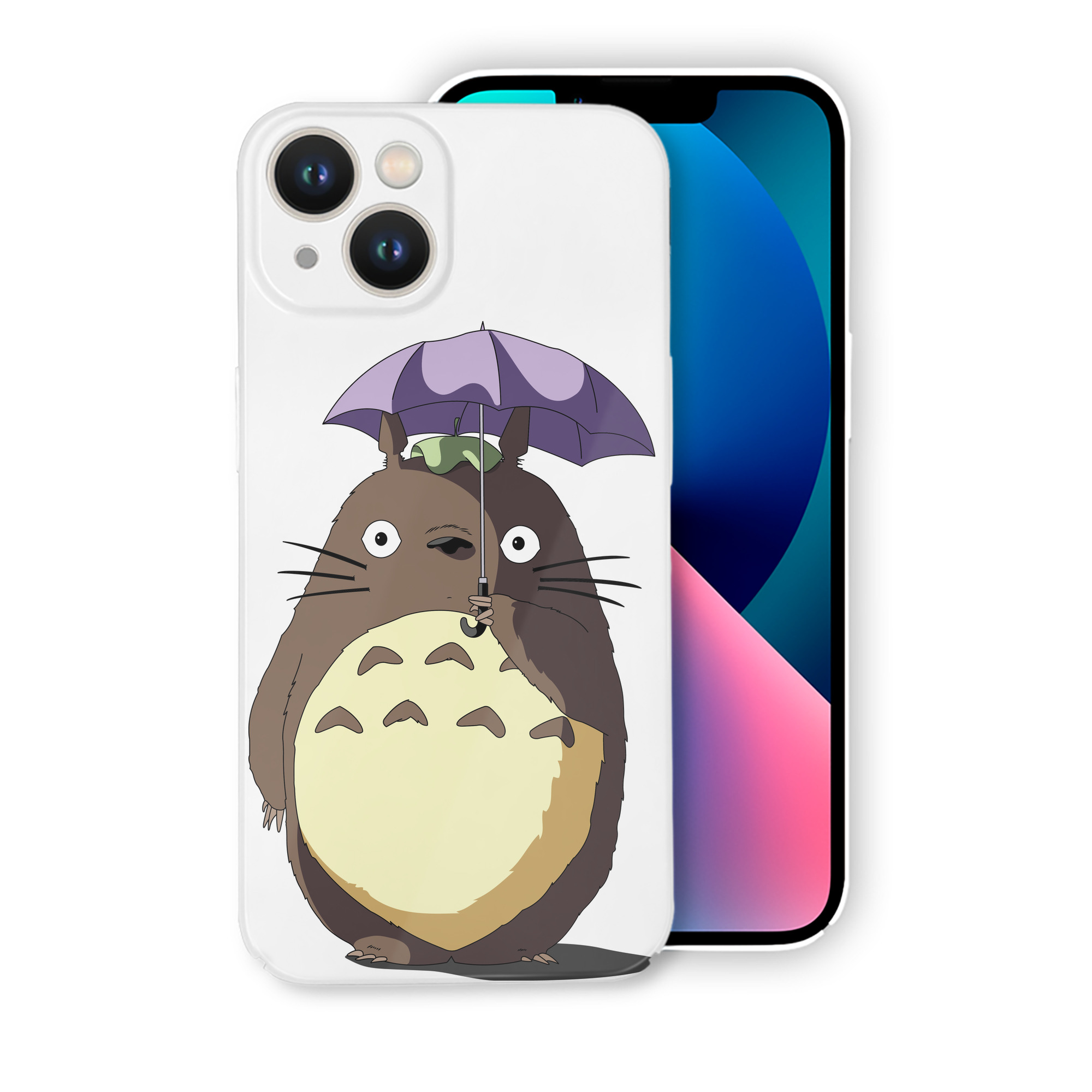 （画像用） となりのトトロ 草壁メイ 草壁サツキ My Neighbor Totoro Satsuki Kusakabe Mei Kusakabe 【iPhone 14シリーズ対応】ハードケース